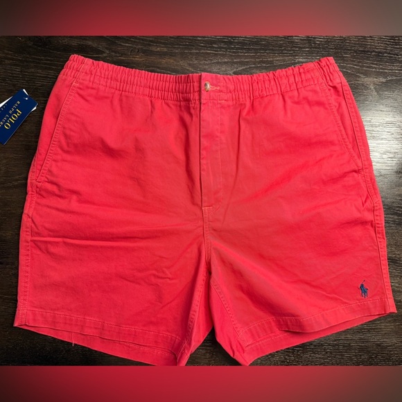 Polo Ralph Lauren Other - Polo by Ralph Lauren Red Flat Front Men Shorts